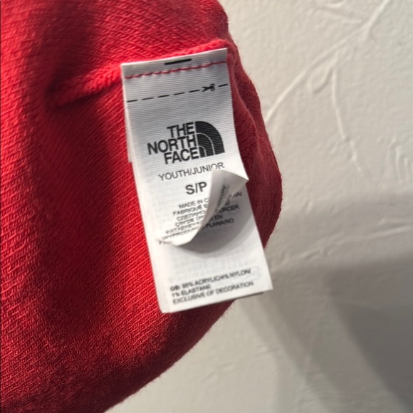 The North Face Navy Blue Knit Beanie with Bold Logo Design - Picture 7 of 7